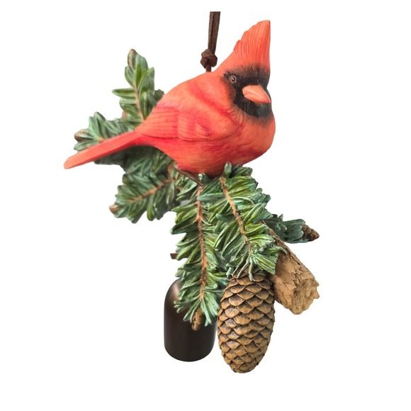 Marjolein Bastin Other - Marjolein Bastin Hallmark Cardinal Bird Pine Branch Bell Ornament Cottagecore